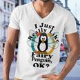 I Really Like Fairy Penguin Ok Men V-Neck Tshirt