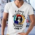 I Really Like Handy Penguin Ok Men V-Neck Tshirt