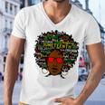 Juneteenth Black Woman Tshirt Men V-Neck Tshirt