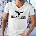 Kellys Jerky Custom Design Men V-Neck Tshirt