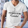 Massage Therapy - Its Nice To Be Kneaded B Men V-Neck Tshirt