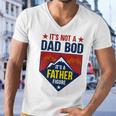 Mens Its Not A Dad Bod Its A Father Figure Dad Joke Fathers Day Men V-Neck Tshirt