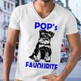 Miniature Schnauzer At Home Pops Favourite Multi Tasking Dog Men V-Neck Tshirt