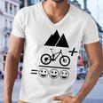 Mountain Biking Funny - Mountain Bike Happiness 194 Shirt Men V-Neck Tshirt