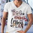 My Dog Ate My Lesson Plans Men V-Neck Tshirt