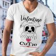 My Valentine Puppy Cutie Men V-Neck Tshirt