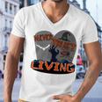 Never Trust The Living Men V-Neck Tshirt