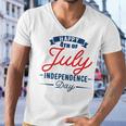 Official Happy 4Th Of July Independence Day Men V-Neck Tshirt