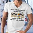 People Should Seriously Stop Expecting Shirt Pug Lovers Autism Awareness Month Shirts Men V-Neck Tshirt