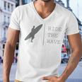 Surfing Funny Quote Ride The Wave Surfer Ocean Lover Men V-Neck Tshirt