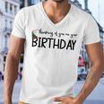 Thinking Of You On Your Birthday Men V-Neck Tshirt