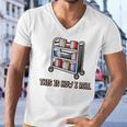 This Is How I Roll Librarian Gifts Bookworm Reading Library Men V-Neck Tshirt