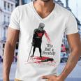 Tis But A Scratch Men V-Neck Tshirt