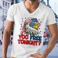 You Free Tonight Bald Eagle Mullet American Flag 4Th Of July V2 Men V-Neck Tshirt
