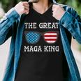 Anti Joe Biden Ultra Maga The Return Of The Great Maga King V3 Men V-Neck Tshirt