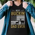 Best Buckin Dad Ever Funny Deer Hunter Cool Hunting Men V-Neck Tshirt