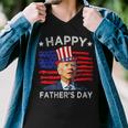 Biden 4Th Of July Joe Biden Happy Fathers Day Funny Men V-Neck Tshirt