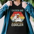 Chicken Chicken Chicken Dad Like A Regular Dad Farmer Poultry Father Day Men V-Neck Tshirt