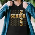 Class Of 2023 Senior 2023 Graduation Or First Day Of School Men V-Neck Tshirt