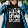 Cool Welding Art For Men Women Welder Iron Worker Pipeliner Men V-Neck Tshirt