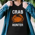 Crab Hunter Crab Lover Vintage Crab Men V-Neck Tshirt
