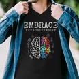 Embrace Neurodiversity Funny V2 Men V-Neck Tshirt