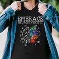 Embrace Neurodiversity Funny V5 Men V-Neck Tshirt