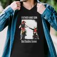 Father And Son Best Buddies Forever Fist Bump Dirt Bike Men V-Neck Tshirt