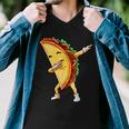 Funny Dabbing Taco Cinco De May Mexican Food Men V-Neck Tshirt