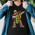 Funny Dabbing Taco Cinco De May Mexican Food V2 Men V-Neck Tshirt