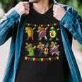 Funny Dabbing Taco Cinco De May Mexican Food V6 Men V-Neck Tshirt