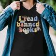 Funny I Read Banned Books Lovers Books Men V-Neck Tshirt