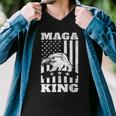 Funny Maga King Trump Supporter Gift Maga King Men V-Neck Tshirt