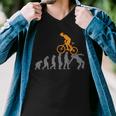 Funny Mountain Bike Evolution Biker Best Men V-Neck Tshirt