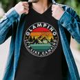 Glamping Definition Glamper Camping Men V-Neck Tshirt