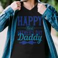 Happy First Fathers Day Daddy Men V-Neck Tshirt