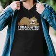 I Graduated Can I Go Back To Bed Now - Funny Senior Grad Men V-Neck Tshirt