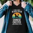I Only Care About My Chinese Crested Dog Lover Men V-Neck Tshirt
