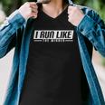 I Run Like The Winded Running Runner Men V-Neck Tshirt