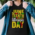 Juneteenth Is My Independence Day 1865 African American Men V-Neck Tshirt