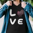 Love Turkeys Funny Turkey Thanksgiving 16 Shirt Men V-Neck Tshirt