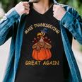 Make Thanksgiving Great Again Funny 1 Shirt Men V-Neck Tshirt