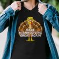 Make Thanksgiving Great Again Funny 3 Shirt Men V-Neck Tshirt