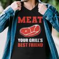 Meat Your Grill’S Best Friend Butcher Chef Cook Bbq Men V-Neck Tshirt