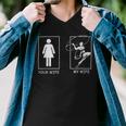 Mens My Wife Vs Your Wife Funny Husband Men Groom Present Sleeveless Top 269 Trending Shi Men V-Neck Tshirt