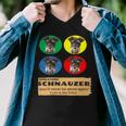 Miniature Schnauzer House Rule Cute & Loyal Dog Men V-Neck Tshirt