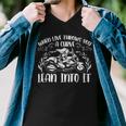 Motorcycle When Live Throws You A 470 Shirt Men V-Neck Tshirt