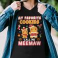 My Favorite Cookies Call Me Meemaw 882 Shirt Men V-Neck Tshirt