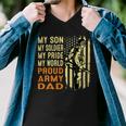 My Son Is Soldier Proud Military Dad 715 Shirt Men V-Neck Tshirt