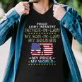 My Soninlaw Soldier Heroproud Army 686 Shirt Men V-Neck Tshirt